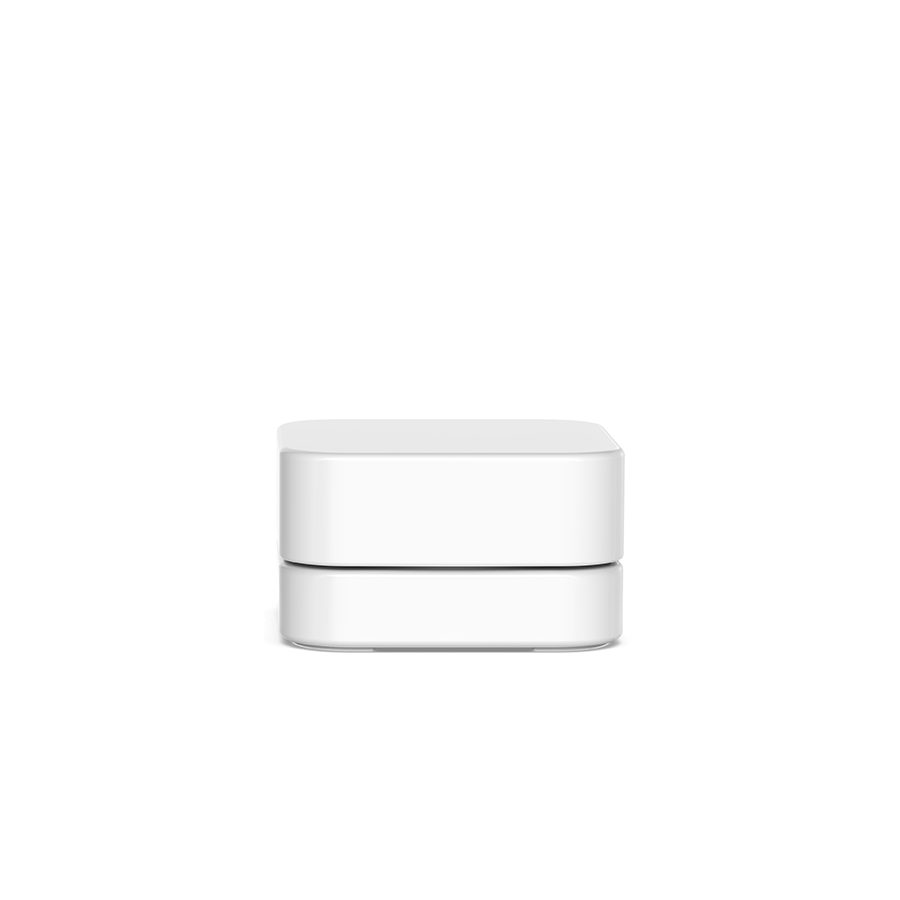 3g/5g square concentrate glass jar - two dividers