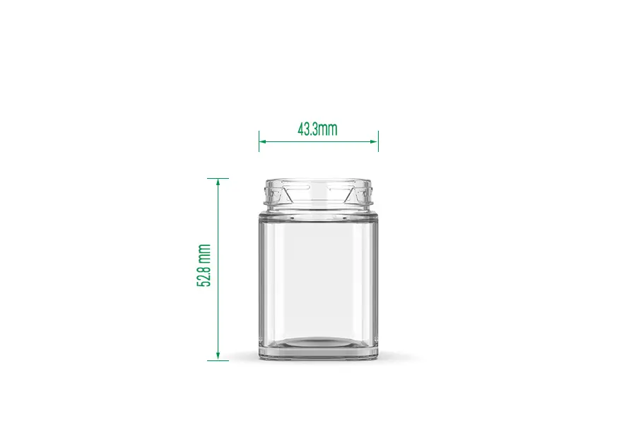 30ml Square Glass Jar