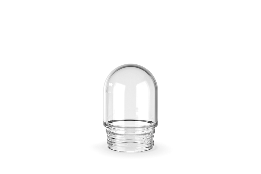 Round Bottom Glass Jar D53 view 4
