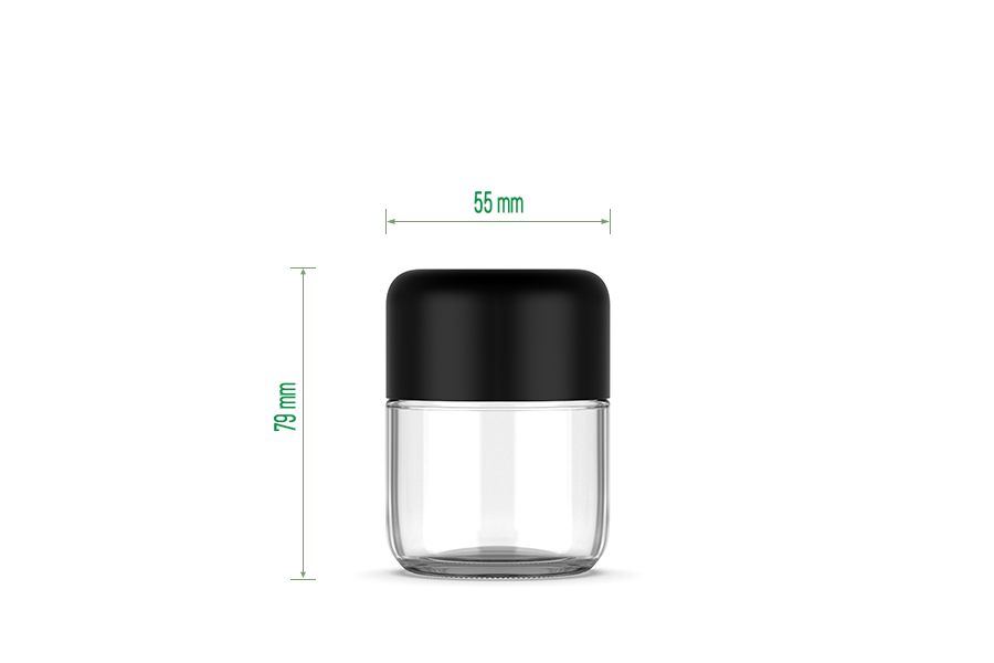 2oz Flower Jar D55