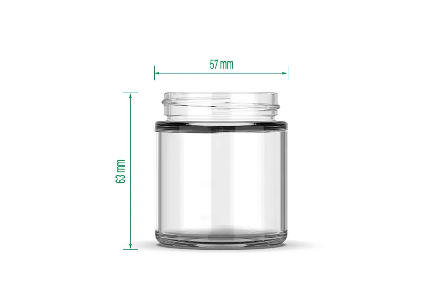 3oz Flower Jar D57
