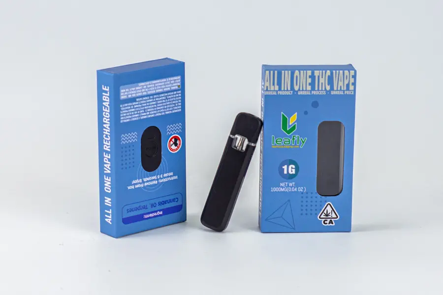 CR Silicone Button Window Boxes for AIO Vape Pen–Child Resistant Vape Packaging view 2