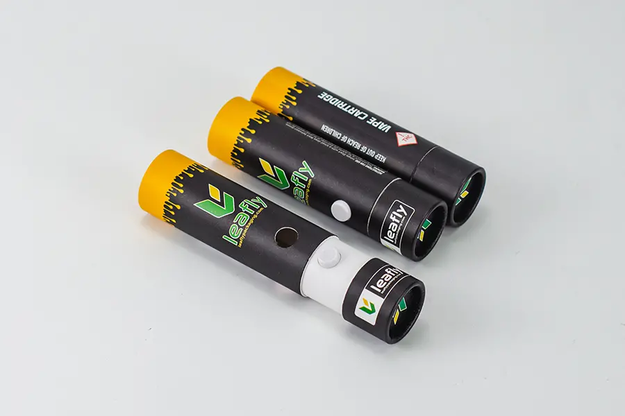 Custom CR 510 Cartridge Paper Tube - Premium Child Resistant Vape Packaging view 2