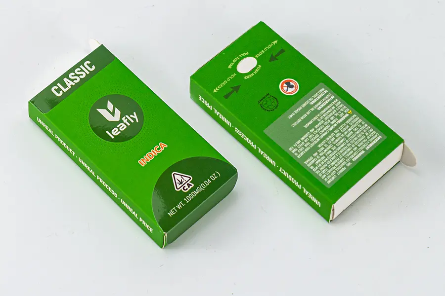 Dual Push Tab  CR AIO Vape Pen Box view 4