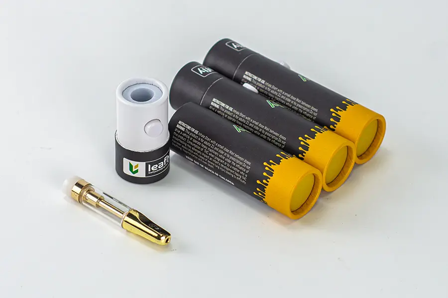 Custom CR 510 Cartridge Paper Tube - Premium Child Resistant Vape Packaging view 3