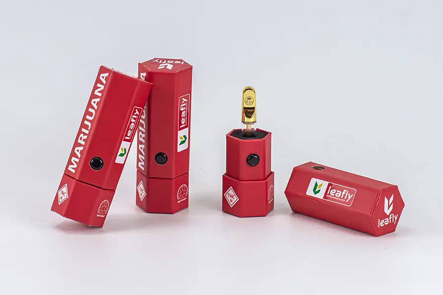 PB-CR-7 Custom CR Hexagon Paper Tubes - 510 Cartridge Packaging view 4