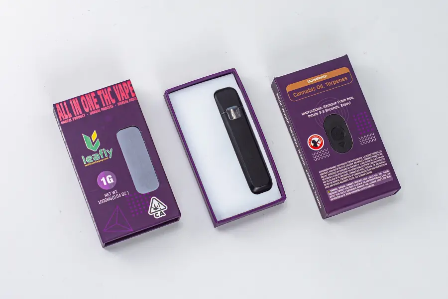 CR Silicone Buttom Window Boxes for AIO Vape Pen
