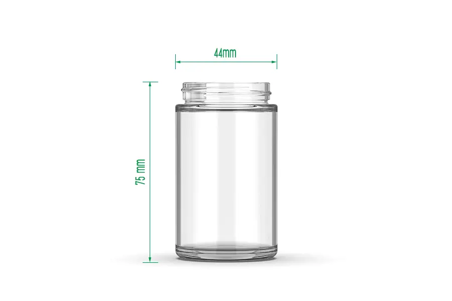 44x74mm Pre Roll Glass Jar