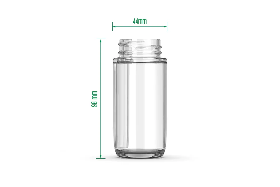 44x96mm Pre Roll Glass Jar round bottom