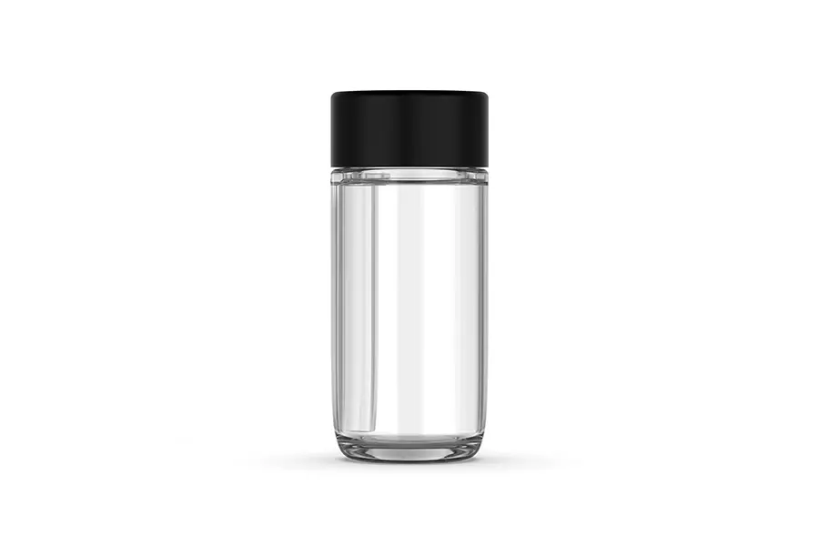 44x96mm Pre Roll Glass Jar round bottom view 2