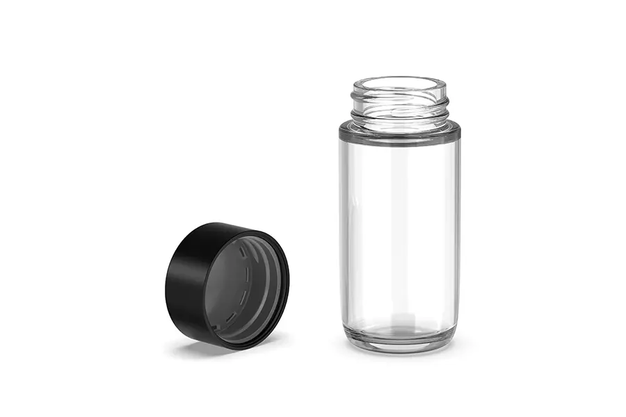 44x96mm Pre Roll Glass Jar round bottom view 3