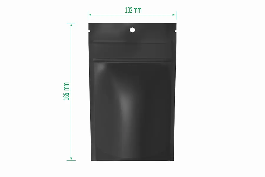 1/4 oz 7g flower Zipper Mylar Bag