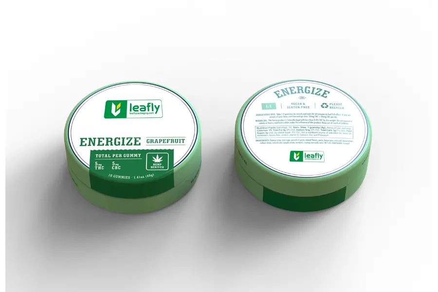 Branded Circular Tin Container | Custom Printed Cannabis Packaging for Edibles (76×30mm) view 3