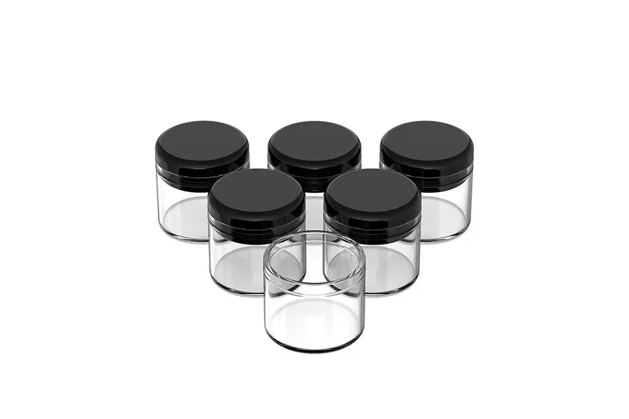 6ml Glass Wide Neck Concentrate Container With Silicone Cap view 4