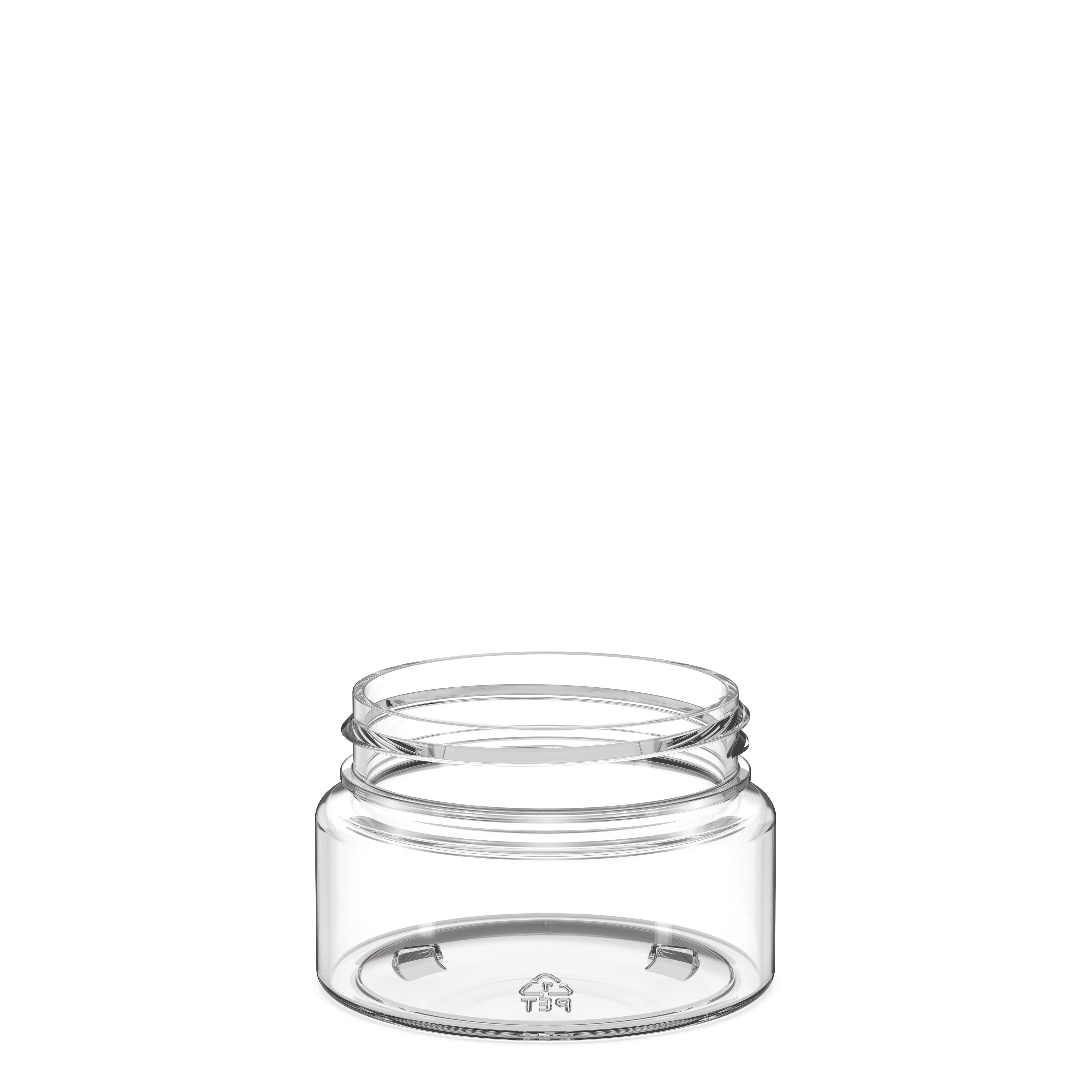 2oz Plastic Flower Jar D60
