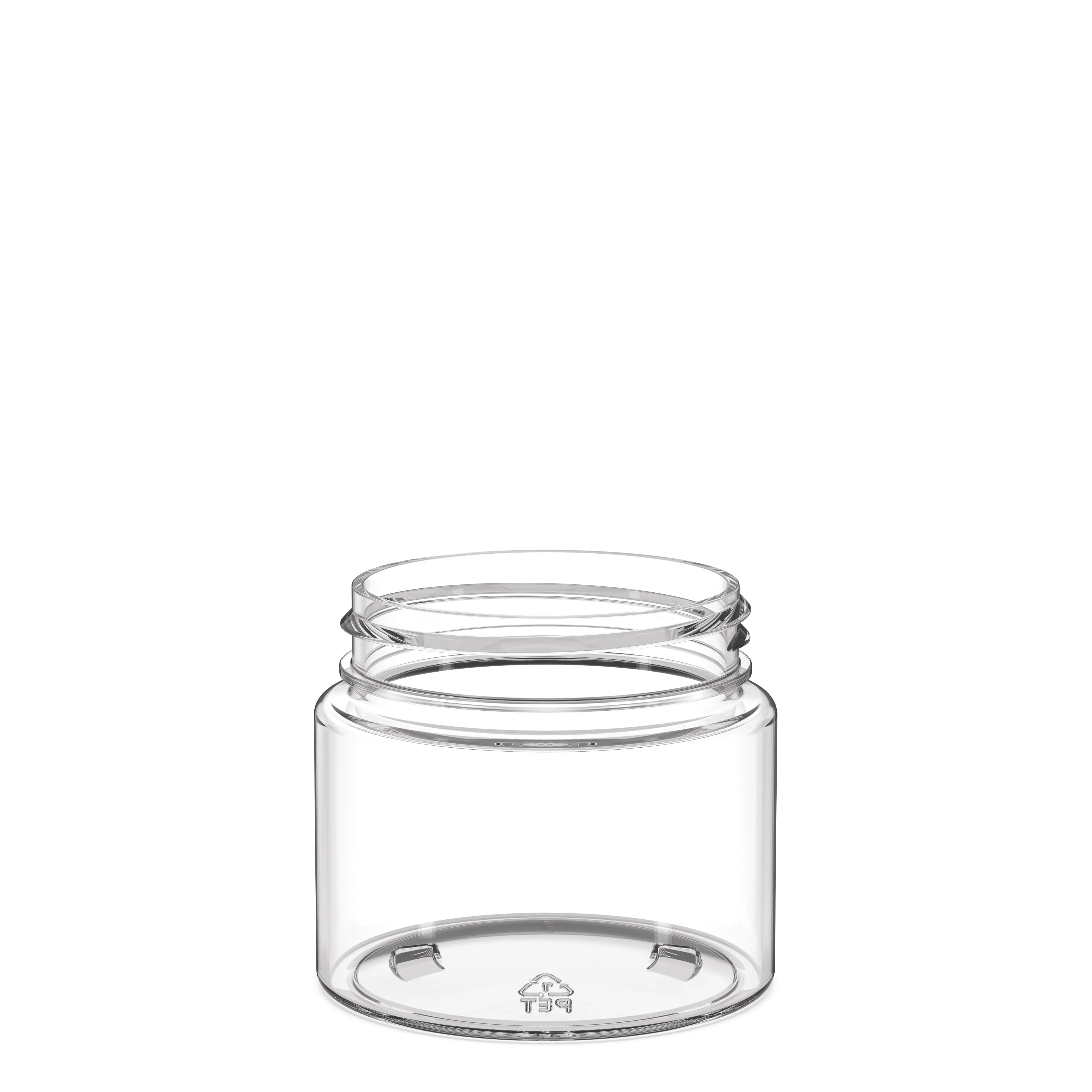 3oz Plastic Flower Jar D60