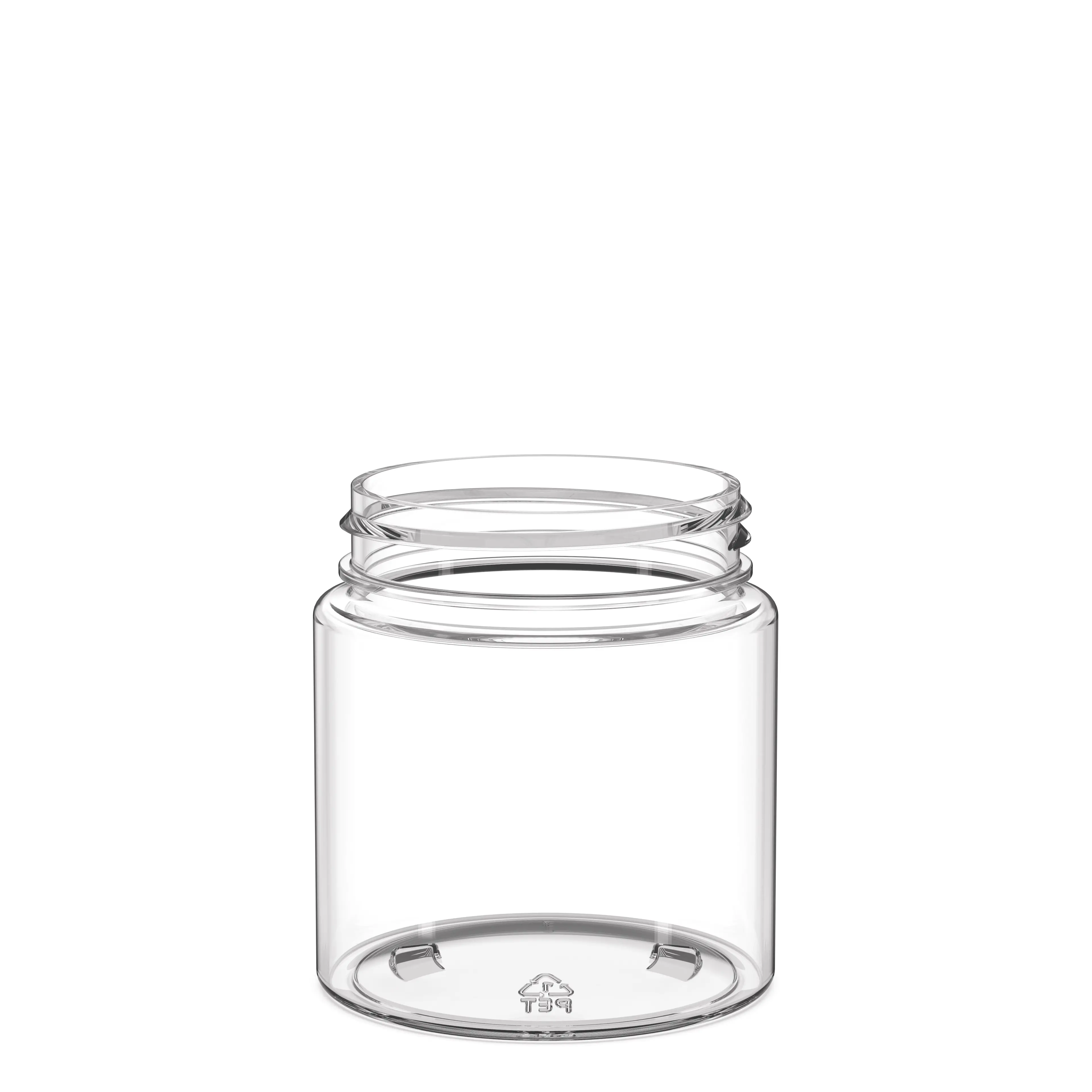 4oz Plastic Flower Jar D60