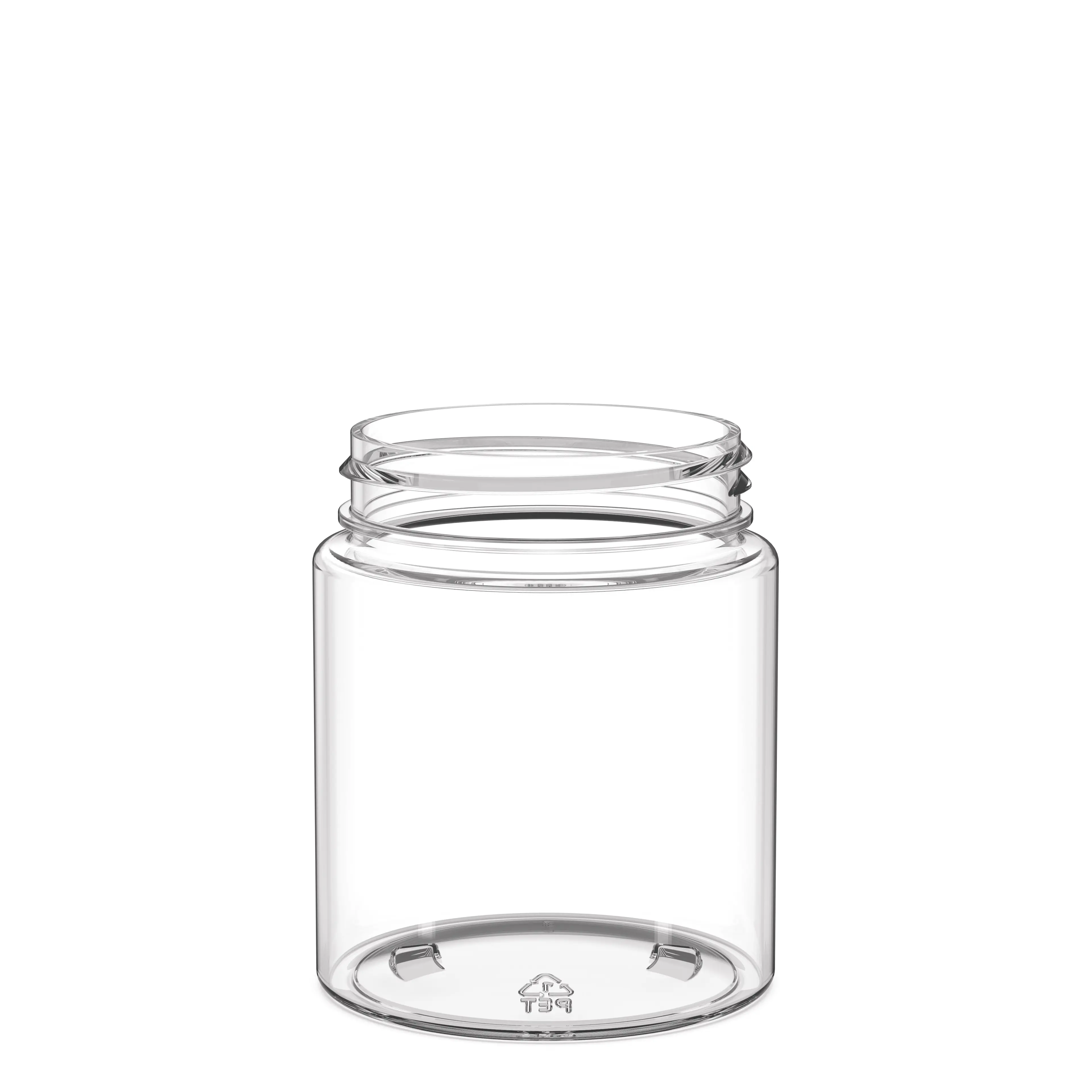 5oz Plastic Flower Jar D60