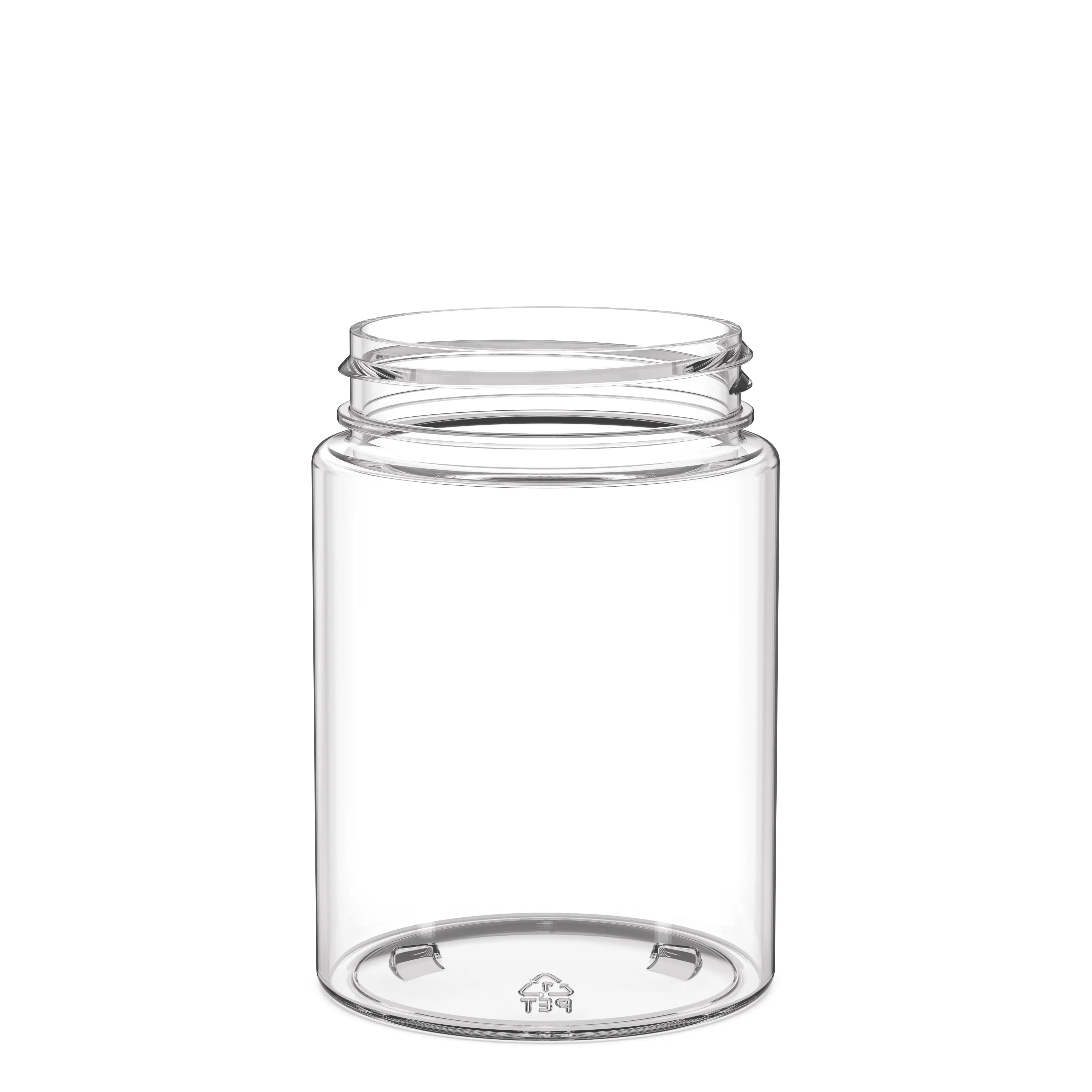 6oz Plastic Flower Jar D60