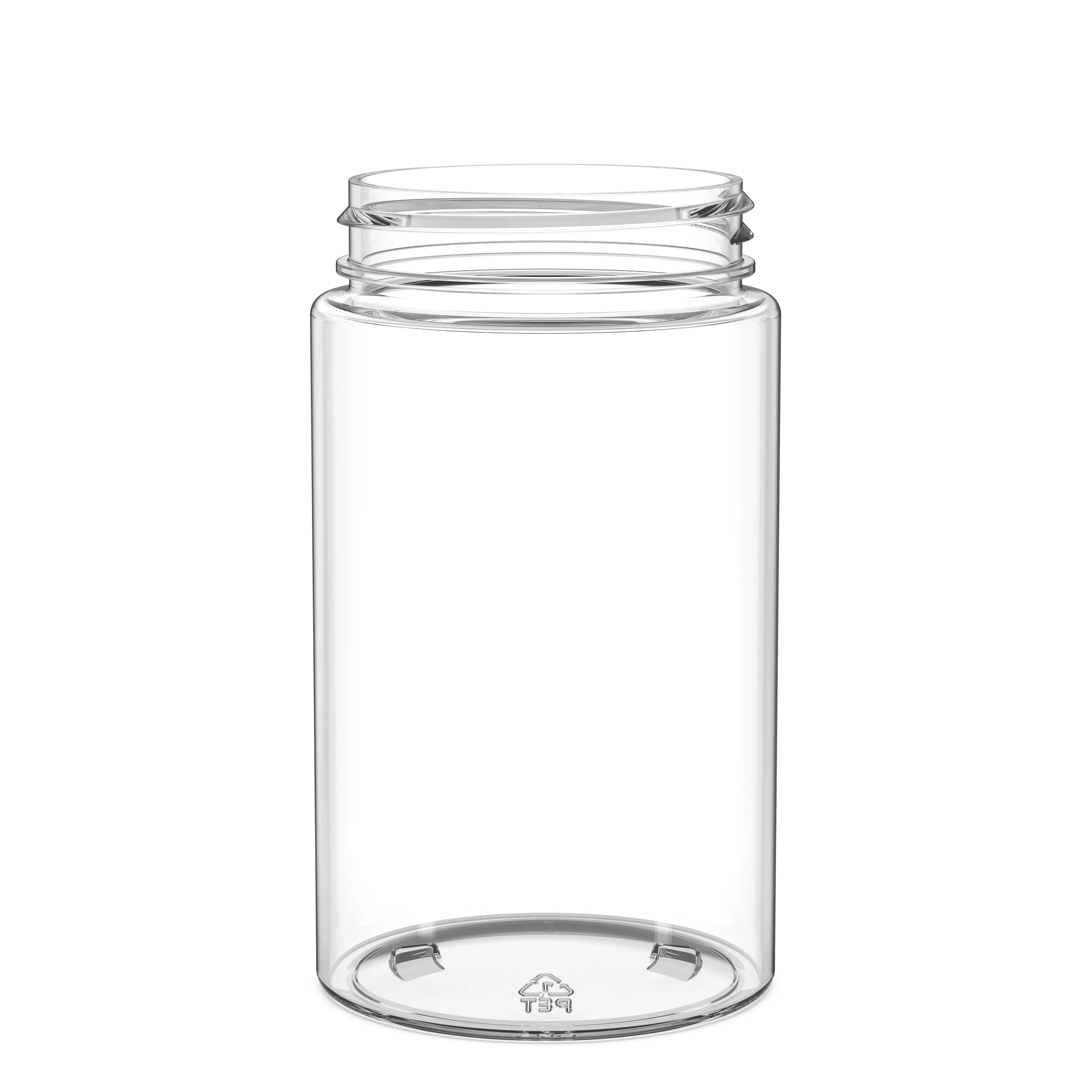 7oz Plastic Flower Jar D60