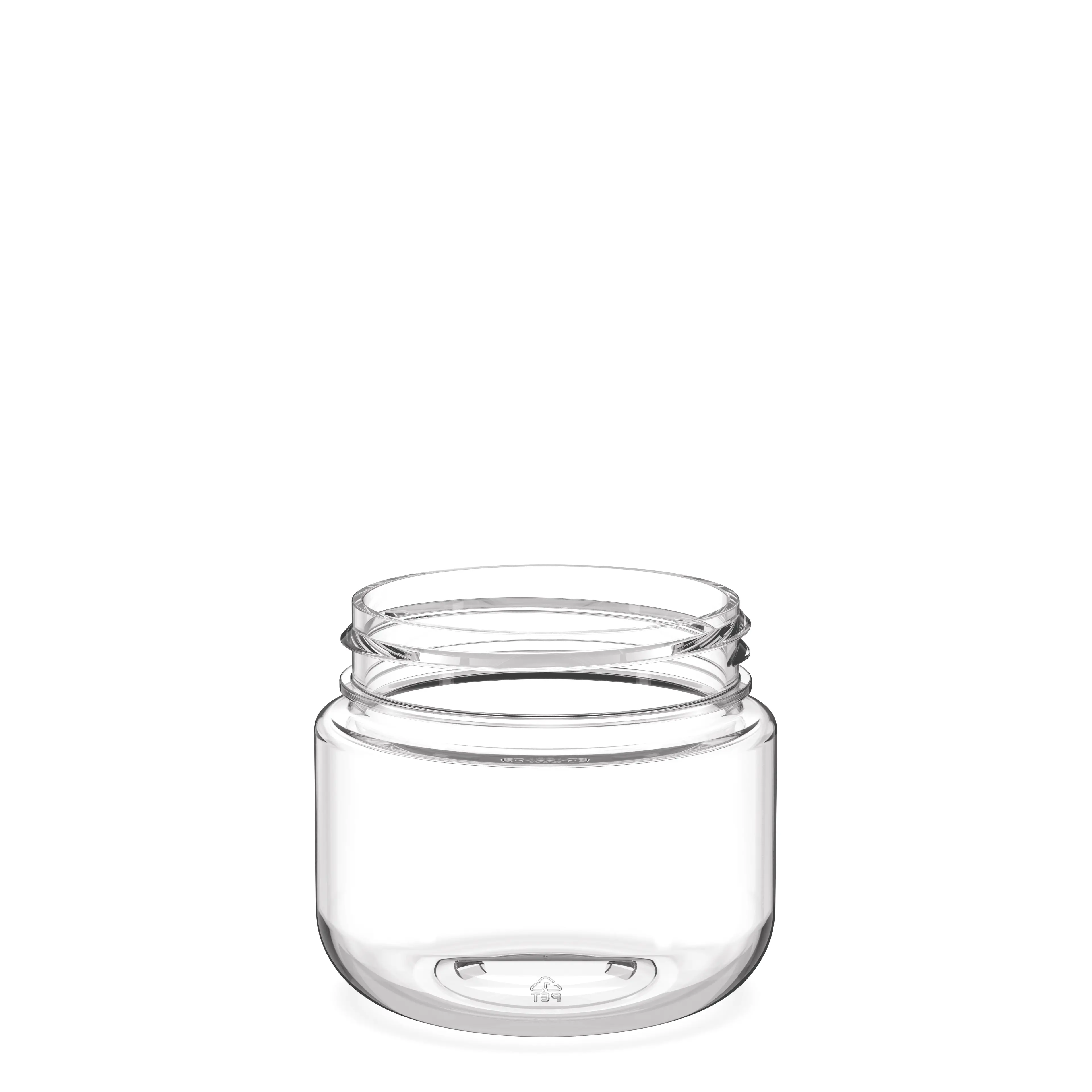 3oz Plastic Flower Jar D60 Round bottom