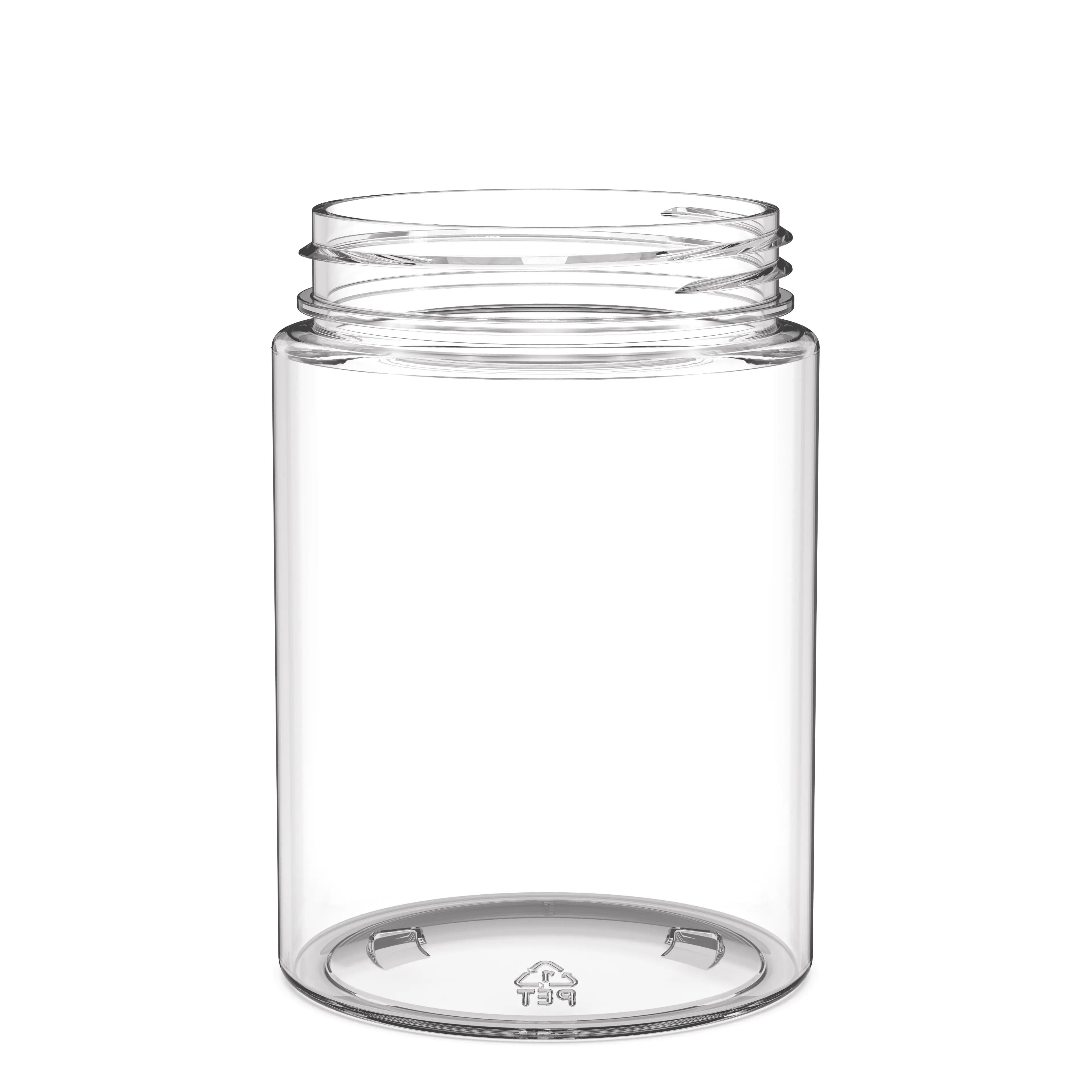 10oz Plastic Flower Jar D70