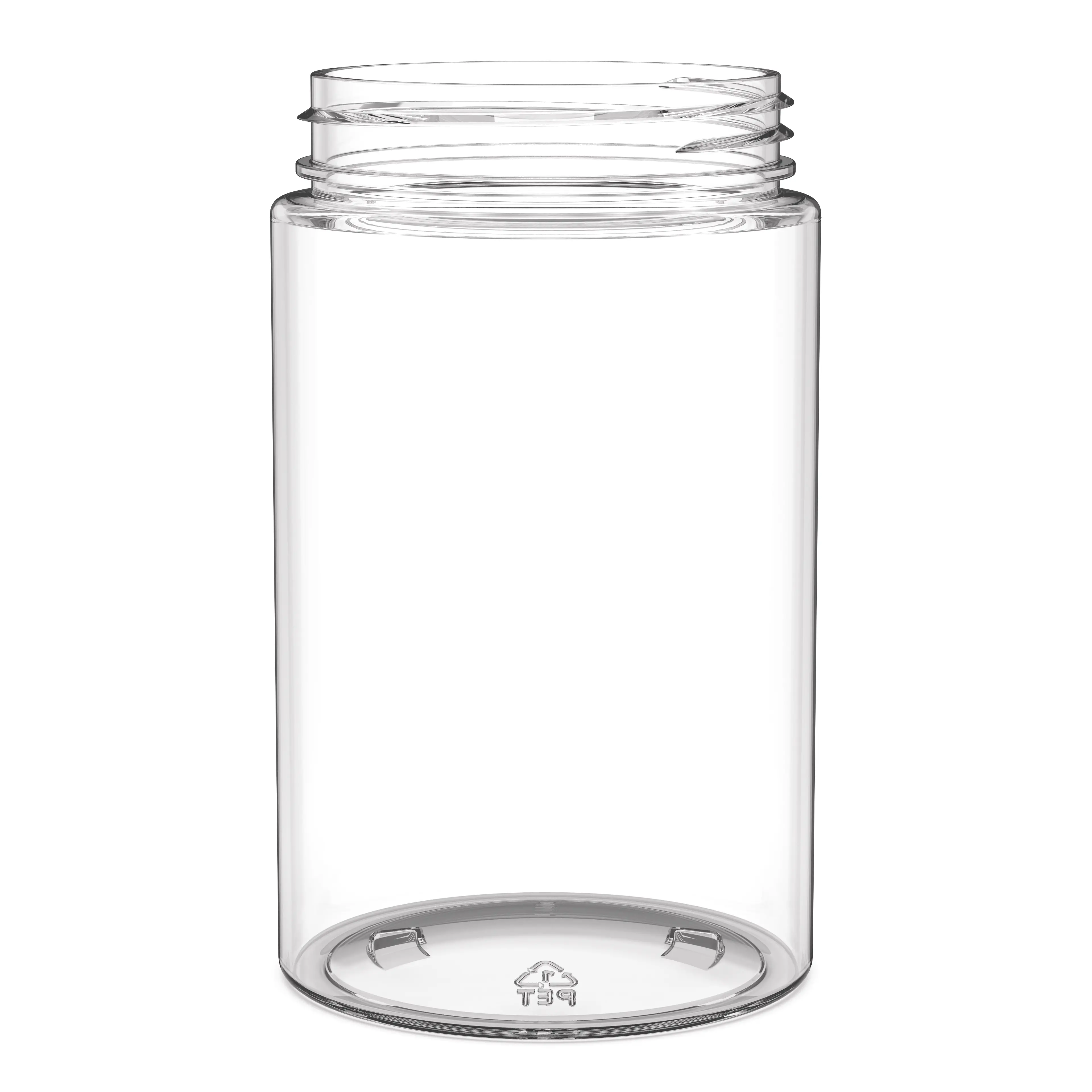 12oz Plastic Flower Jar D70