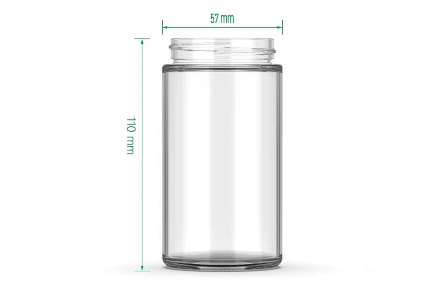 6oz Flower Jar D57
